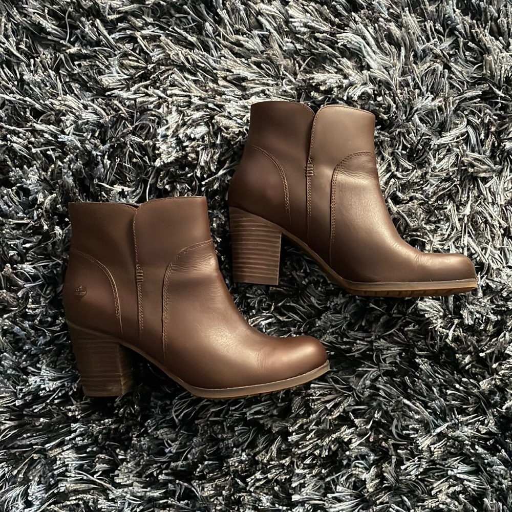 Timberland brown leather boots